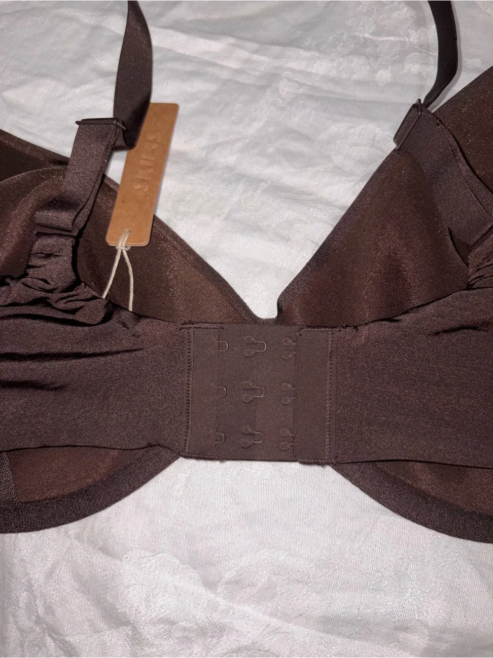 NWT Skims Weightless Scoop Bra espresso Sz 42DD
